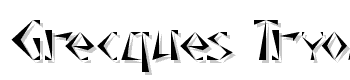 Grecques-Tryout font